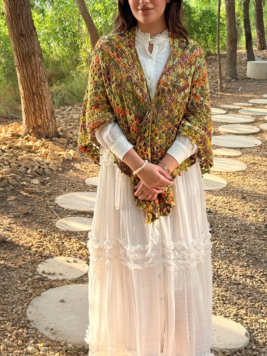 شال يكمّل إطلالتك الشتوية 🍂